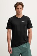 Jack Wolfskin T-shirt trekkingowy męski Delgami czarny 1809811