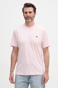 Lacoste T-shirt basic męski bawełniany różowy TH7318