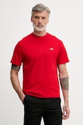Lacoste T-shirt basic męski bawełniany czerwony TH7318