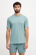 Under Armour t-shirt treningowy Rush Energy kolor turkusowy gładki 1383973