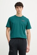 Under Armour T-shirt basic męski z bawełną HW ARMOUR LABEL zielony 1382831
