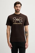 Majica kratkih rukava Under Armour boja: crvena, s uzorkom