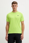 Under Armour t-shirt treningowy Tech Textured kolor zielony melanżowy 1382796