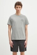 Barbour cotton t-shirt Hickling Tee men’s gray color with a print MTS1269