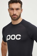 Велосипедна футболка POC Reform Enduro колір чорний з принтом