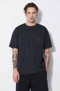 Gramicci t-shirt bawełniany One Point męski kolor czarny z aplikacją G304.OGJ