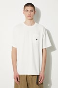 Футболка Needles S/S Crew Neck Tee чоловіча колір білий однотонна OT262