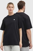 Hummel tricou din bumbac culoarea negru, neted