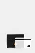Kožni etui za kartice Tory Burch Kira boja: crna, 154993.001