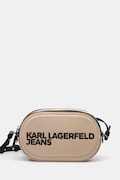 Τσάντα Karl Lagerfeld Jeans χρώμα: μπεζ, A2W30249
