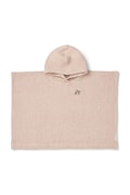 Otroška bombažna brisača Liewood Paco Poncho Embroidery oranžna barva, LW20403
