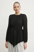 Twinset bluzka damska kolor czarny gładka 251TP2333