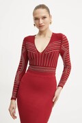 Marciano by Guess body KRISTAL damskie kolor czerwony z aplikacją 5RGP02 6218A