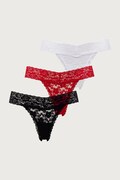 Guess stringi damskie z bawełną 3-pack multicolor O5RG18 KC5L0