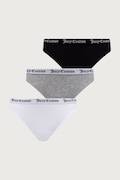 Juicy Couture női bugyi pamut elasztánnal DIDDY BRIEF PK 3-as csomag szürke JCLBR224572