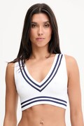 Lauren Ralph Lauren biustonosz kolor biały gładki 4L0189