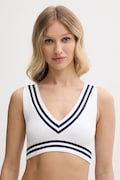 Grudnjak Lauren Ralph Lauren boja: bijela, bez uzorka, 4L0189