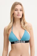 Купальний бюстгальтер Calvin Klein колір зелений злегка ущільнена чашечка KW0KW02854