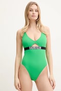 Calvin Klein costum de baie dintr-o bucată culoarea verde, cupa usor rigidizata, KW0KW02746