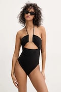 Суцільний купальник Calvin Klein колір чорний злегка ущільнена чашечка KW0KW02813