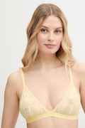 Сутиен Tommy Hilfiger в жълто от дантела с изчистен дизайн UW0UW05705