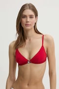 Podprsenka Tommy Hilfiger 3-pak červená farba, jednofarebný, UW0UW05747