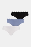 Calvin Klein Underwear figi damskie 3-pack niebieskie LV00QD5302