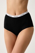 Calvin Klein Underwear figi damskie z bawełną czarne 000QD5195E