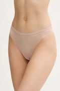 Calvin Klein Underwear stringi kolor beżowy LV00QF7820