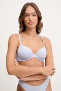Calvin Klein Underwear biustonosz kolor niebieski gładki LV000F3837