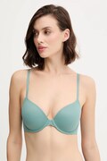 Calvin Klein Underwear biustonosz kolor turkusowy gładki LV000F3837