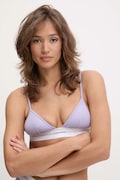Calvin Klein Underwear biustonosz kolor fioletowy gładki LV00QF8248