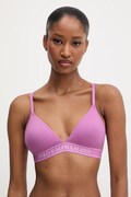 Polo Ralph Lauren biustonosz trójkątny z bawełną fioletowy 4P0480