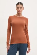 Icebreaker longsleeve funkcyjny Merino 200 Oasis kolor brązowy IB1043750B01