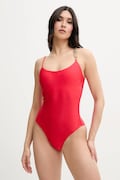 Суцільний купальник Moschino Underwear колір червоний м'яка чашечка 4920.9500