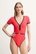 Jednodílné plavky Rip Curl červená barva, měkký košík, 0NOWSW