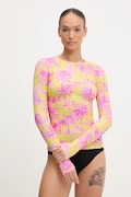 Лонгслів для плавання Banana Moon Print колір жовтий OOHLA.PRINT