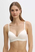 Podprsenka Emporio Armani Underwear béžová barva, hladká, EW000442 AF10891