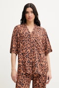 Chantelle koszula plażowa EXPLORE kolor brązowy C18SH5