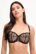Chantelle biustonosz kolor czarny koronkowy gładki C12M50