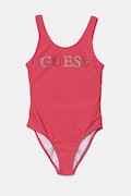 Jednodílné dětské plavky Guess růžová barva, J5GZ01 KCA60