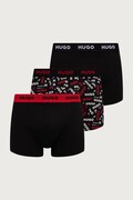 HUGO bokserki męskie bawełniane z elastanem TRIPLET DESIGN 3-pack czerwone 50532550