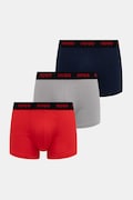 HUGO боксери чоловічі бавовняні з еластаном TRUNK TRIPLET PACK 3 шт. червоні 50532611