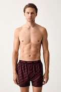 HUGO bokserki luźne męskie bawełniane WOVEN BOXER TRIPLET 3-pack multicolor 50532565