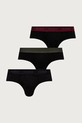 HUGO slipy męskie bawełniane z elastanem HIPBRIEF TRIPLETPACK 3-pack szare 50532570