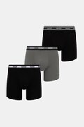 HUGO bokserki męskie bawełniane z elastanem BOXERBR TRIPL PLANET szare 50534694