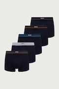 BOSS bokserki męskie bawełniane z elastanem Trunk 5P Essential 5-pack granatowe 50531660