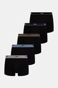 BOSS bokserki męskie bawełniane z elastanem Trunk 5P Essential 5-pack czarne 50531660