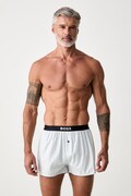BOSS bokserki męskie bawełniane 2P Boxer Shorts EW 2-pack turkusowe 50535781