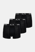 Armani Exchange uske bokserice za muškarce s pamukom 3-pack crne XM000871 AF13682